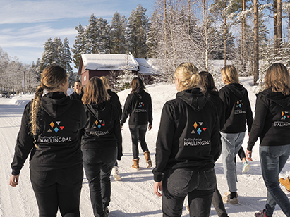 Ansatte i Hallinhelse. Foto: Hallinghelse.